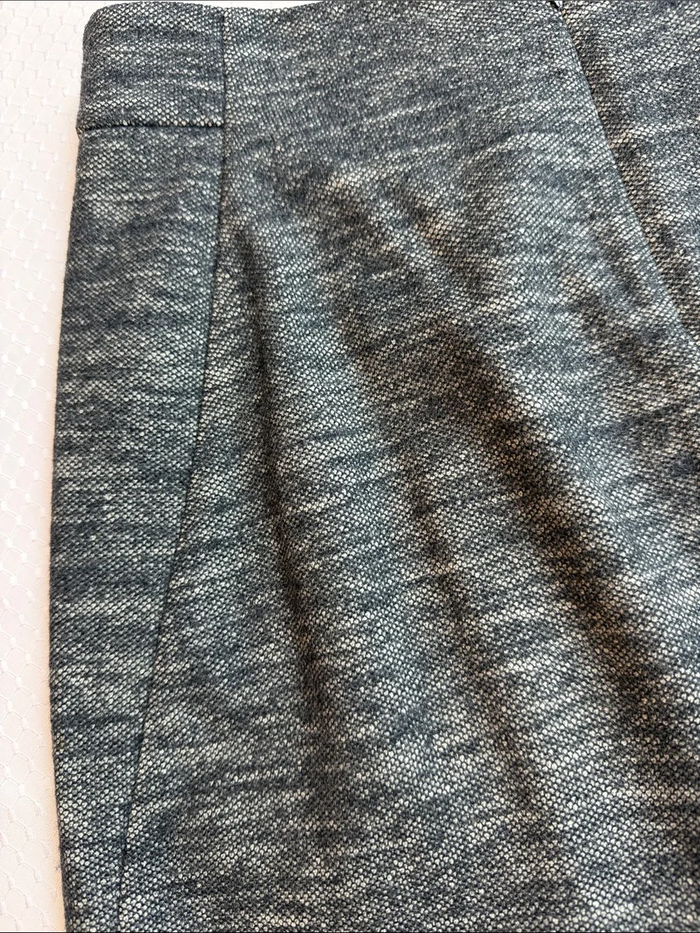 Theory Heathered Gray Pencil Skirt - Women